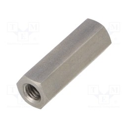 10 pcs x DREMEC - 1413X40 - Screwed spacer sleeve, 40mm, Int.thread: M8, hexagonal