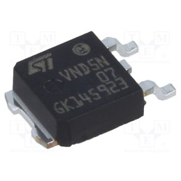 1 pcs x STMicroelectronics - VND5N07-E - IC: power switch, low-side, Ch: 1, SMD, DPAK, 3.5A, 55V, 200mΩ