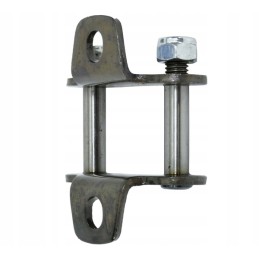 Chain link, straight pin with bison handle