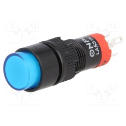 1 pcs x ONPOW - LAS3Y-11/24/B - Switch: push-button, Pos: 2, SPDT, 0.5A/250VAC, 1A/24VDC, ON-(ON)