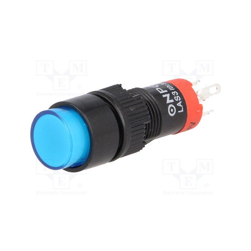 1 pcs x ONPOW - LAS3Y-11/24/B - Switch: push-button, Pos: 2, SPDT, 0.5A/250VAC, 1A/24VDC, ON-(ON)