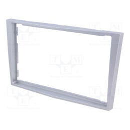 1 pcs x PER.PIC. - MA60006.2/T - Radio frame, Opel, 2 DIN, silver