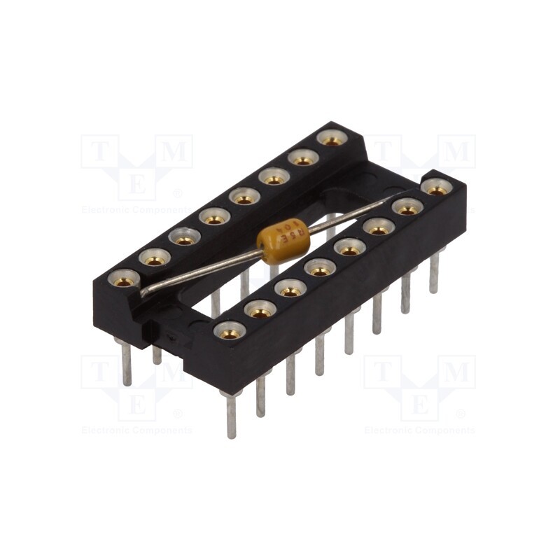 1 pcs x MPE GARRY - 001-3-016-3-B1STF-XT0 - Socket: integrated circuits, DIP16, Pitch: 2.54mm, precision, THT