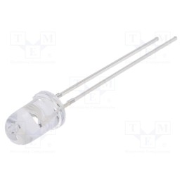 1 pcs x OPTOSUPPLY - OSO5JA5A31A-5V - LED, 5mm, orange, 1120÷1560mcd, 30°, Front: convex, 5V, No.of term: 2