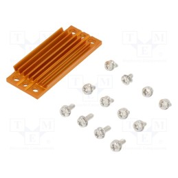 1 pcs x Advanced Thermal Solutions - ATS-1178-C1-R0 - Heatsink: extruded, grilled, BGA, golden, L: 58mm, W: 23mm, H: 6.1mm