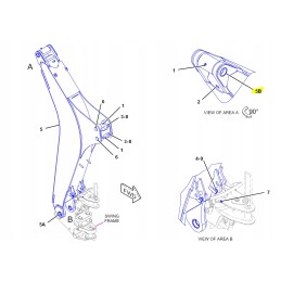 Boom Cat Backhoe Loader Arm Bushing 9R9475