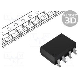 1 pcs x VISHAY - SFH6345 - Optocoupler, THT, Ch: 1, OUT: transistor, Uinsul: 5.3kV, 1Mbps, DIP8