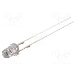 1 pcs x OPTOSUPPLY - OSY5RU3131A-12V - LED, 3mm, yellow, 1120÷1560mcd, 30°, Front: convex, 12V