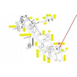 100028742 grain feeder bearing cover