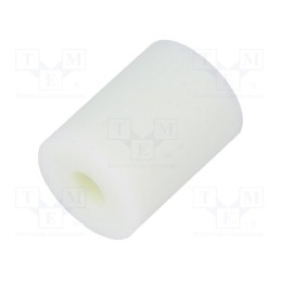 10 pcs x ESSENTRA - R904-4 - Spacer sleeve, cylindrical, polyamide, L: 6.4mm, Øout: 4.8mm