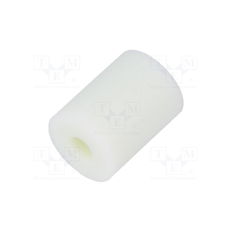 10 pcs x ESSENTRA - R904-4 - Spacer sleeve, cylindrical, polyamide, L: 6.4mm, Øout: 4.8mm