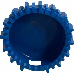 Rubber cover for a pressure gauge with a diameter of 63 mm, blue