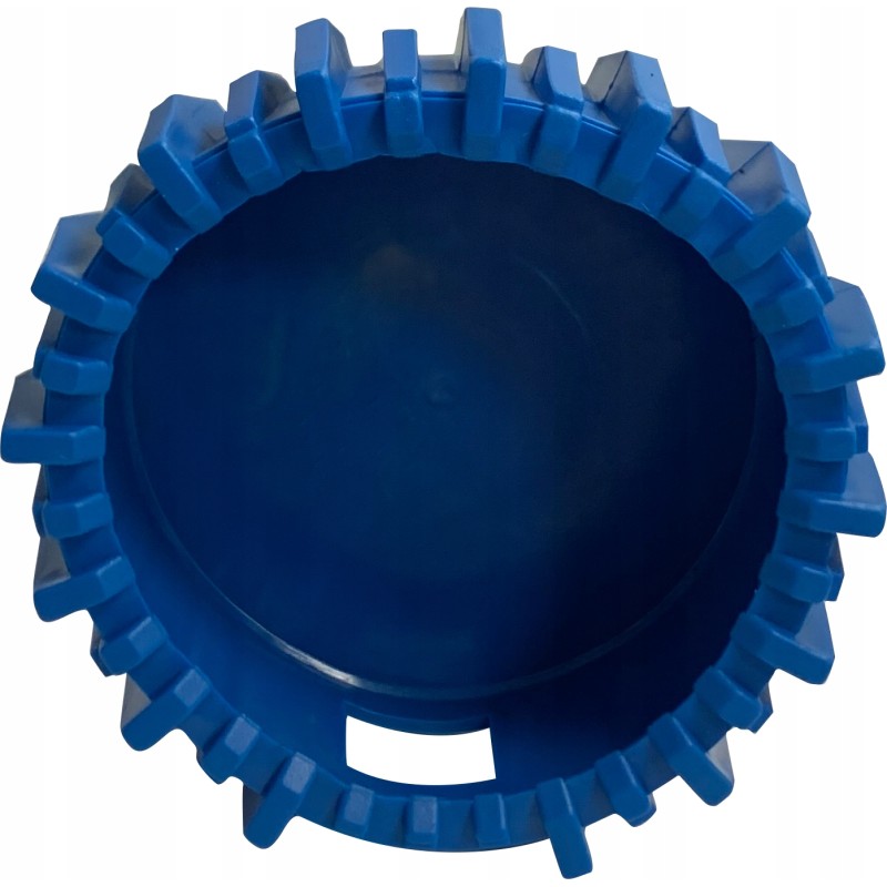 Rubber cover for a pressure gauge with a diameter of 63 mm, blue