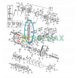 New Holland 8000 chain 80398273