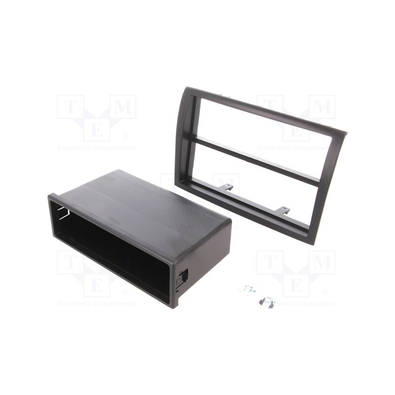 1 pcs x PER.PIC. - MA26013 - Radio frame, Citroën,Fiat,Peugeot, 2 ISO, grey