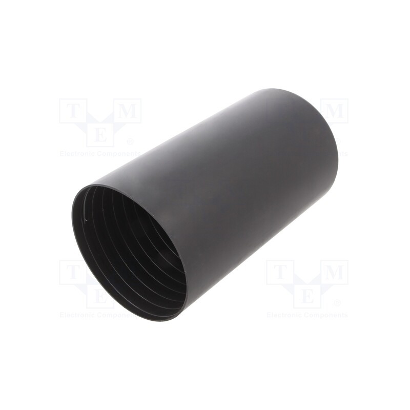 1 pcs x HELLERMANNTYTON - 416-17033 - Heat shrink cap, glued, 76mm, black, crosslinked polyolefin POX
