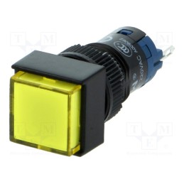 1 pcs x ONPOW - LAS2F-11/24/Y - Switch: push-button, Pos: 2, SPDT, 0.5A/250VAC, 1A/24VDC, ON-(ON)