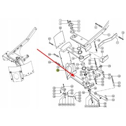 783096 0 chaff spreader support