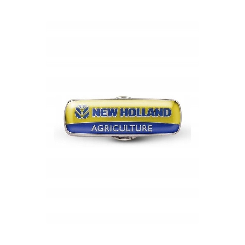 Metal pin in the shape of the New Holland AG logo