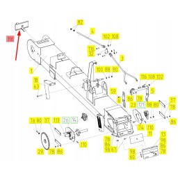 102618250 grain elevator chain 38 x 134