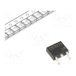 1 pcs x ONSEMI - 2SC5707-TL-E - Transistor: NPN, bipolar, 50V, 8A, 1W, TO252