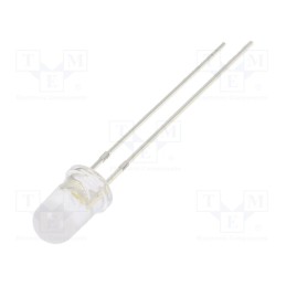 1 pcs x OPTOSUPPLY - OSM5DK51A5A - LED, 5mm, white warm, 3000÷4200mcd, 100°, Front: convex, 2.9÷3.4V