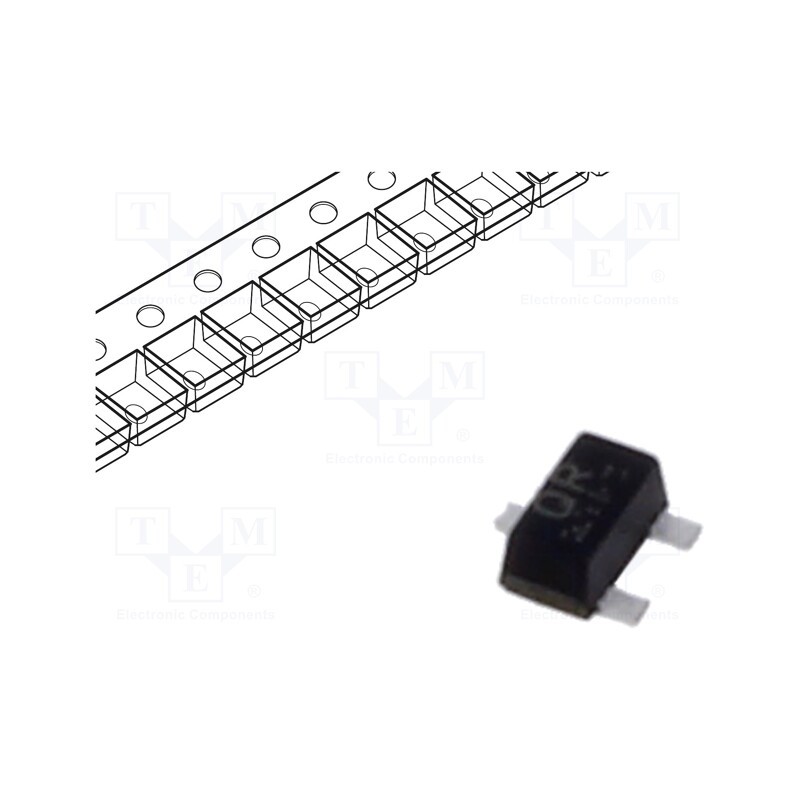 20 pcs x ROHM SEMICONDUCTOR - RE1C002UNTCL - Transistor: N-MOSFET, unipolar, 20V, 0.2A, Idm: 0.4A, 0.15W, SC89