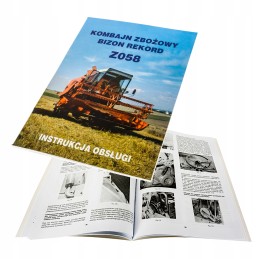 Instruction manual for the Bison Record Z058 combine harvester