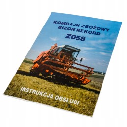 Instruction manual for the Bison Record Z058 combine harvester