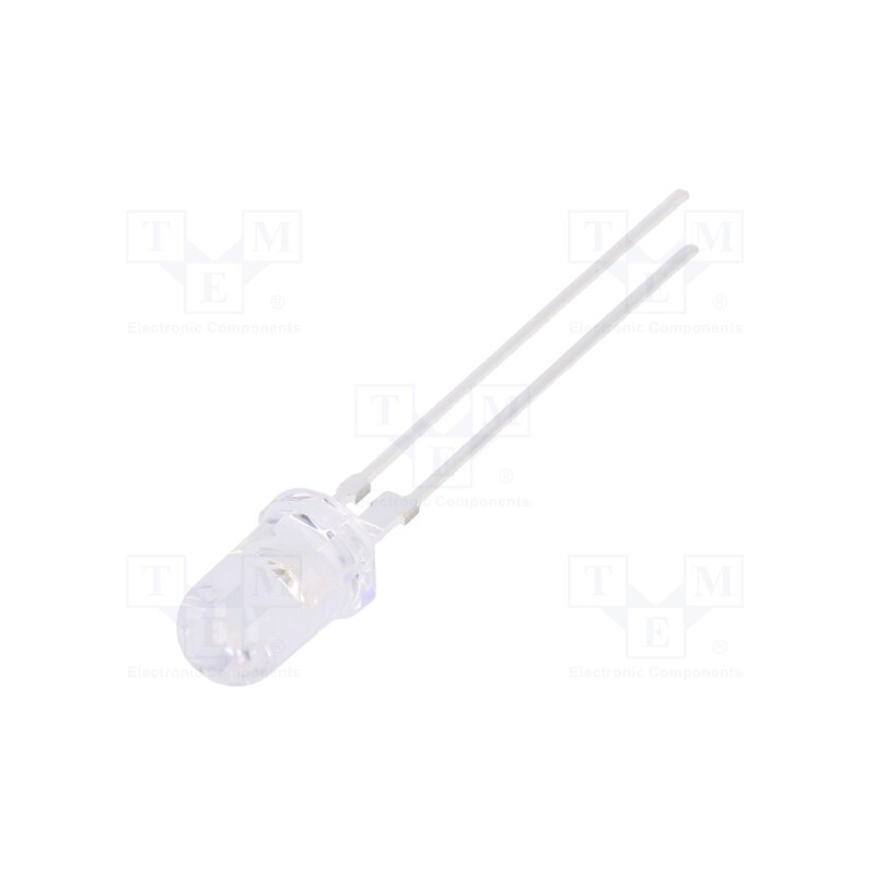 1 pcs x OPTOSUPPLY - OSG59L5111Y - LED, 5mm, green, 15°, Front: convex, 2.8÷3.6V, No.of term: 2, 15÷18lm
