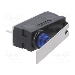 1 pcs x OMRON OCB - D2AW-A052D-R - Microswitch SNAP ACTION, 0.1A/12VDC, SPST-NC, Rcont max: 100mΩ