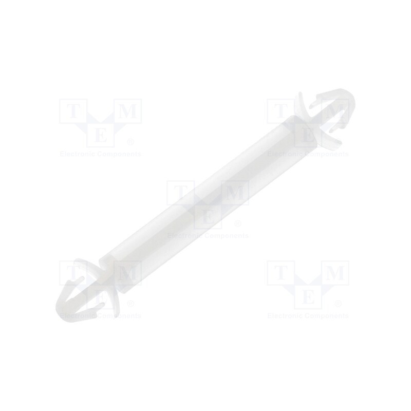 10 pcs x FIX&FASTEN - FIX-LCF-25 - PCB distance, polyamide, L: 25.4mm, latch/latch, natural, UL94V-2