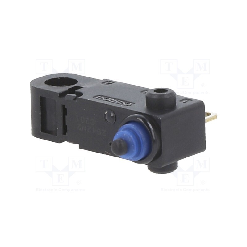 1 pcs x OMRON OCB - D2HWC201H - Microswitch SNAP ACTION, 0.1A/125VAC, 2A/12VDC, without lever