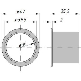 Teflon bushing 008561 0 claas motogeneric
