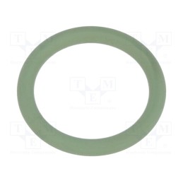 10 pcs x HUMMEL - 1.321.0700.21 - O-ring gasket, FPM, Thk: 1.5mm, Øint: 10mm, PG7, green, -40÷200°C