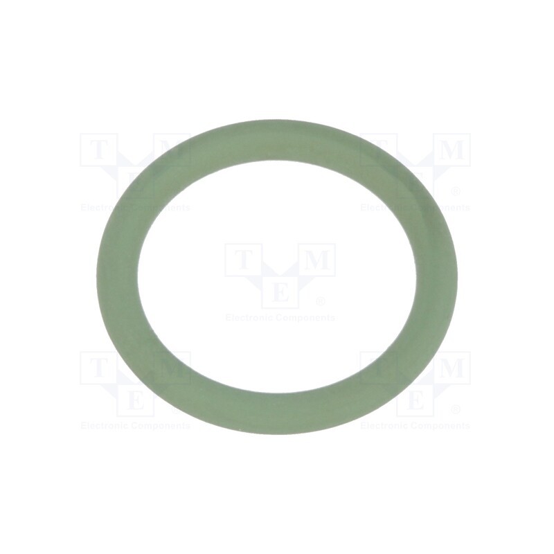 10 pcs x HUMMEL - 1.321.0700.21 - O-ring gasket, FPM, Thk: 1.5mm, Øint: 10mm, PG7, green, -40÷200°C