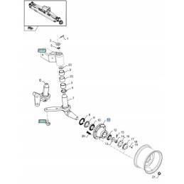 New Holland TC CX CSX hub 87373185 cnh