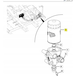 Oil filter JCB backhoe loader 3cx 4cx original