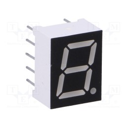 1 pcs x OPTO Plus LED - OPD-S3913LB-BW - Display: LED, 7-segment, 9.9mm, 0.39', No.char: 1, blue, 60mcd