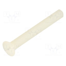 10 pcs x DREMEC - 8G203V50365 - Screw, M6x50, 1, Head: countersunk, slotted, 1,8mm, polyamide