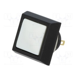 1 pcs x ONPOW - GQ12S-10/J/W/A - Switch: vandal resistant, Pos: 2, SPST-NO, 2A/36VDC, IP65, OFF-(ON)