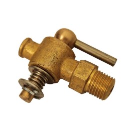 Water drain tap for the block, large, m14x1 5 bison