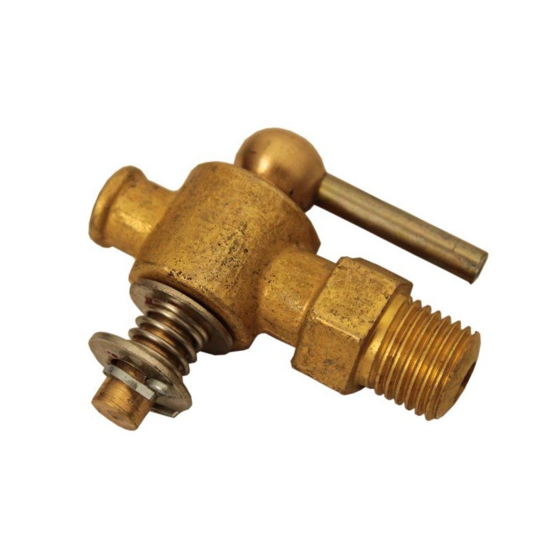 Water drain tap for the block, large, m14x1 5 bison