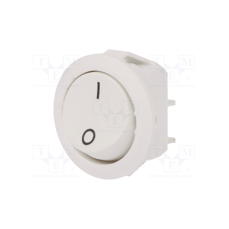 1 pcs x Marquardt - 1881.1105 - ROCKER, SPST, Pos: 2, ON-OFF, 12A/250VAC, white, IP40, none, 100mΩ