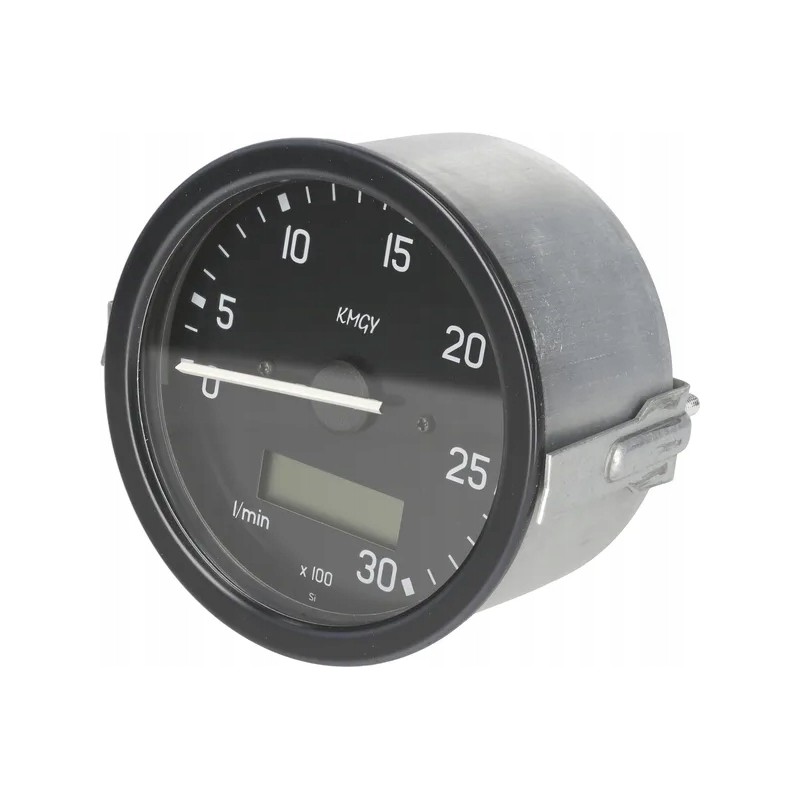 The engine speed and hours indicator matches the si