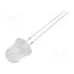 1 pcs x OPTOSUPPLY - OSMM428131A - LED, 7.8mm, white warm, 10000÷12000mcd, 30°, Front: convex