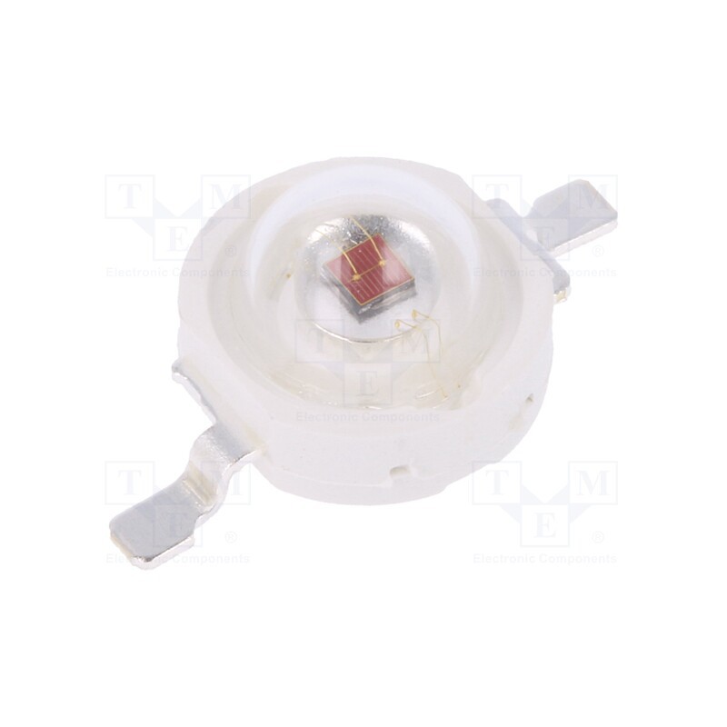 1 pcs x ProLight Opto - PM2E-1LRE - Power LED, red, 130°, 350mA, 613.5÷631nm, Pmax: 1W, 51.7÷58.9lm