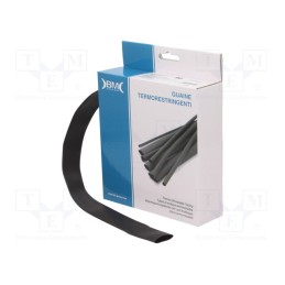 1 rol x BM GROUP - GBS190MNE - Heat shrink sleeve, glueless, 2: 1, 19mm, L: 5m, polyolefine
