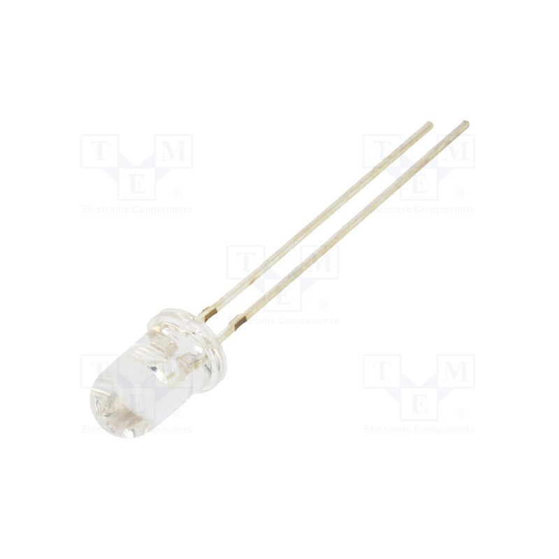 1 pcs x NTE Electronics - NTE30121 - LED, violet,UV-A, 20°, 20mA, λd: 390÷400nm, 3÷4V, THT, Front: convex