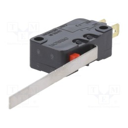 1 pcs x OMRON OCB - D3V1631C26 - Microswitch SNAP ACTION, 16A/250VAC, with lever, SPDT, ON-(ON)